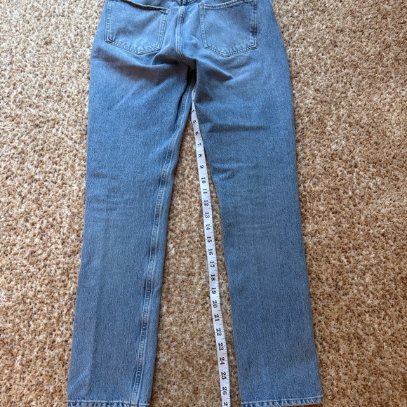 Agolde button fly High Rise Jeans Size 24 - Picture 6 of 6
